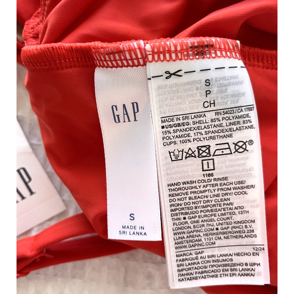 NWT Gap Womens Size Small Swimsuit Cutout Wrap One-Piece - Picture 5 of 7